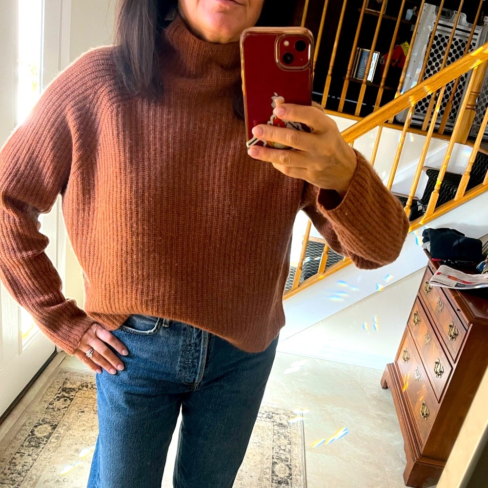 360 cashmere mock neck  cashmere sweater